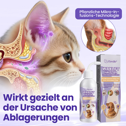 Timilk® WaxLift Haustier-Ohrenreinigungslösung