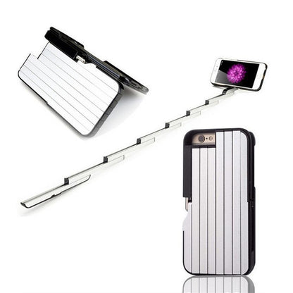 3-in-1-Aluminium-Selfie-Stick-Hülle für iPhone